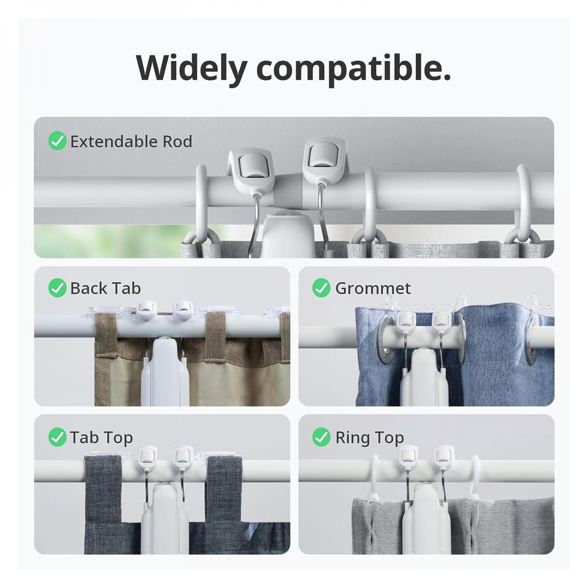 Розумний (smart) мотор для штор SwitchBot Curtain 3